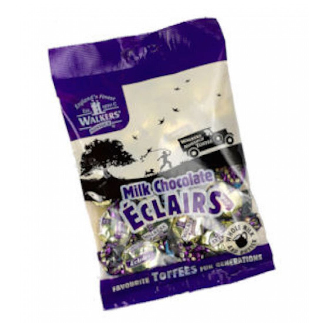 Walkers Chocolate Eclair Toffees 12 x 150g