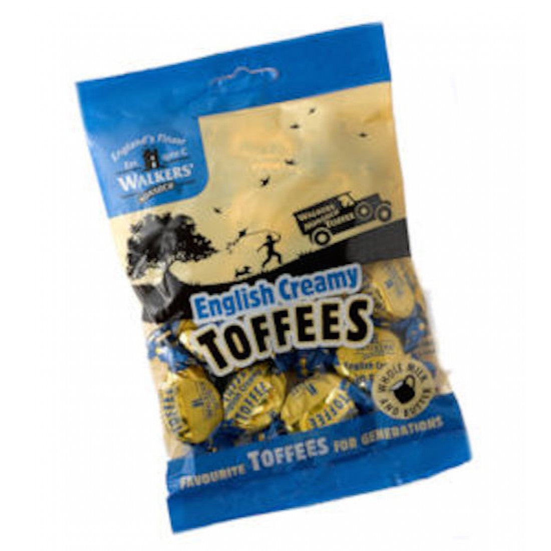 Walkers Creamy English Toffees 12 x 150g