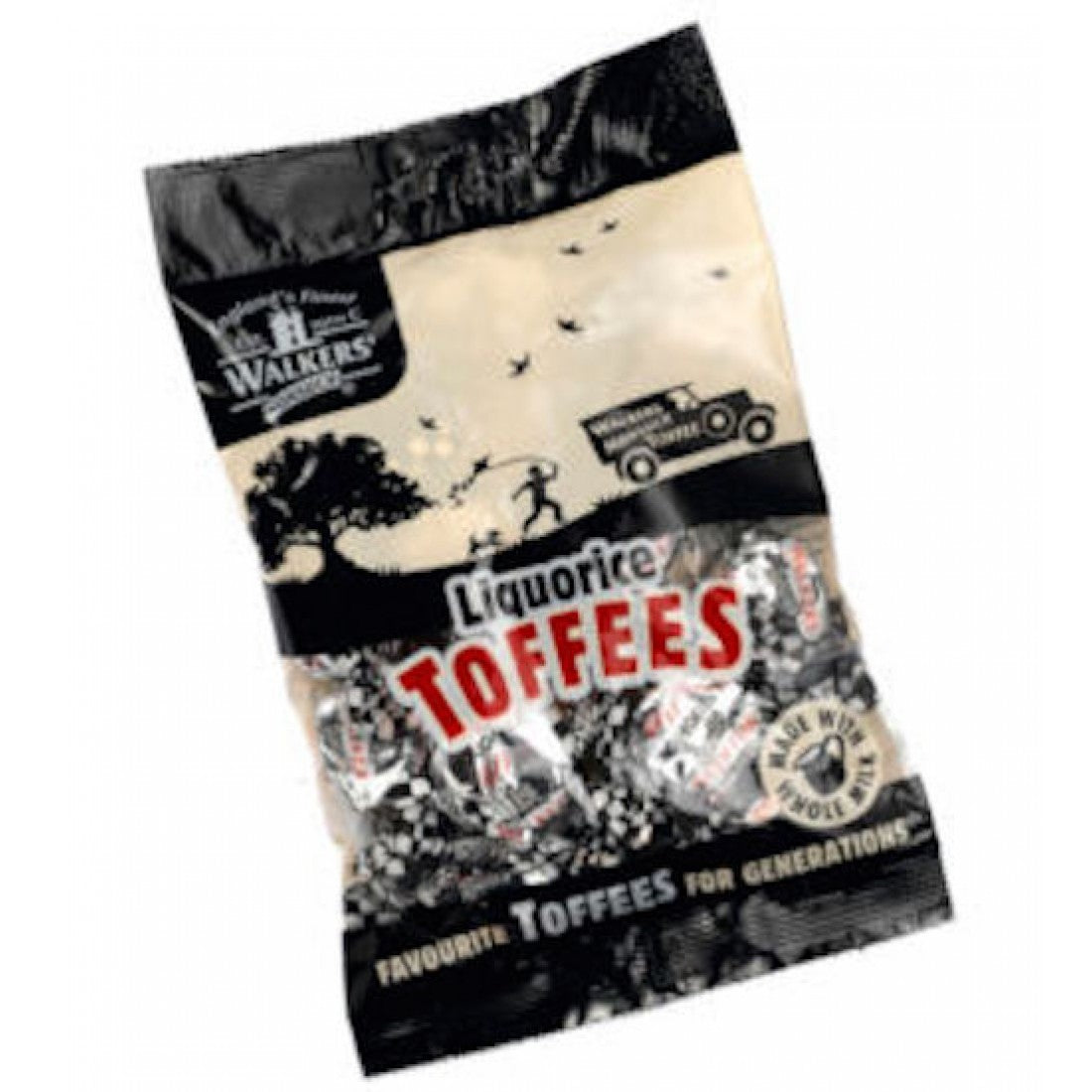 Walkers Liquorice Toffees 12 x 150g